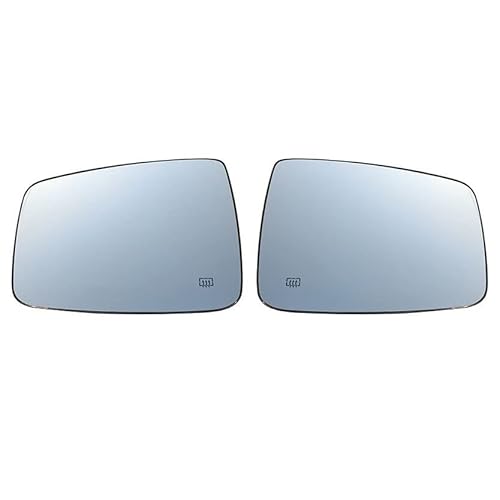 Spiegelglas For 2009-2019 Dodge RAM 1500 2500 Auto Vorne Links Rechts Beheizt Seitentürflügel Rückspiegelglas von Manoud