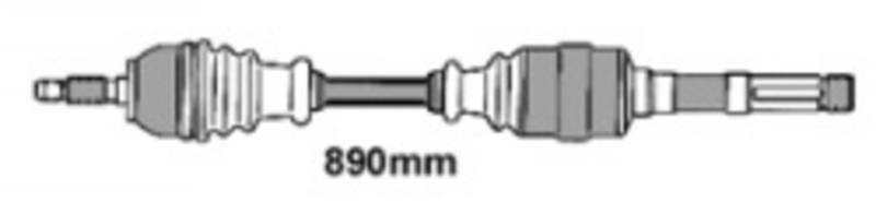 MAPCO 16350 Antriebswelle von Mapco