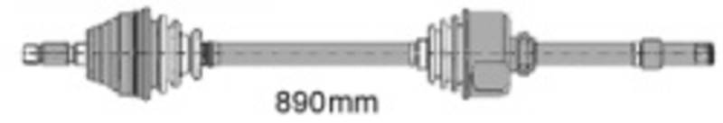 MAPCO 16415 Antriebswelle von Mapco