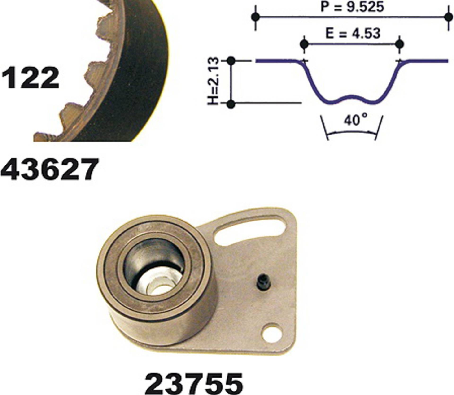 MAPCO 23627 Zahnriemensatz von Mapco