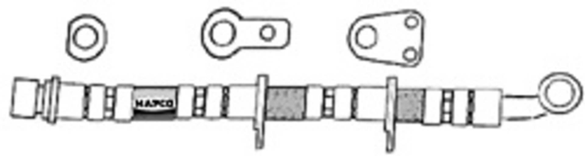 MAPCO 3354 Bremsschlauch von Mapco