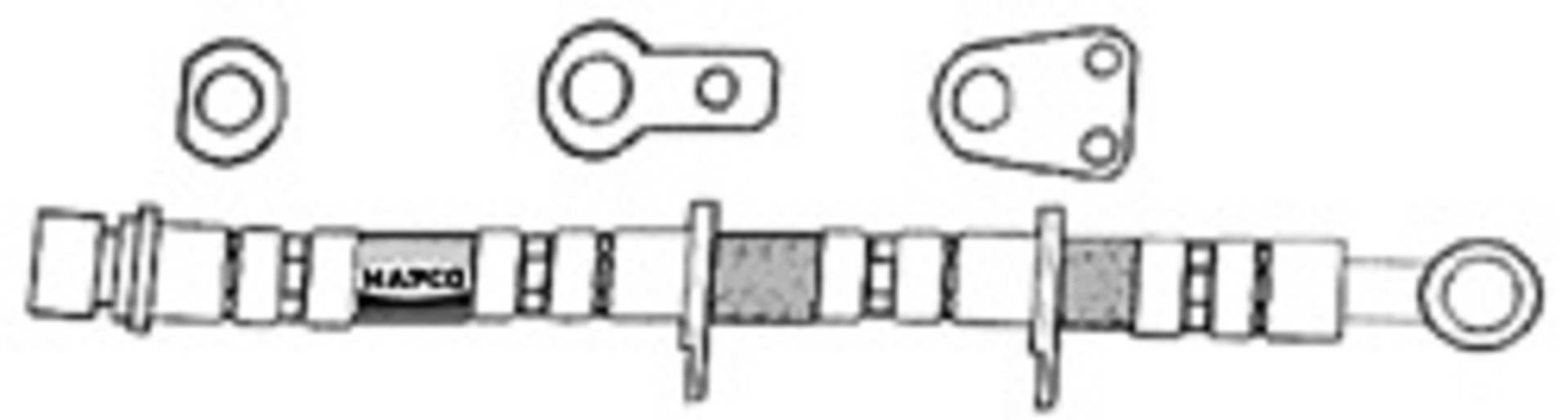 MAPCO 3357 Bremsschlauch von Mapco