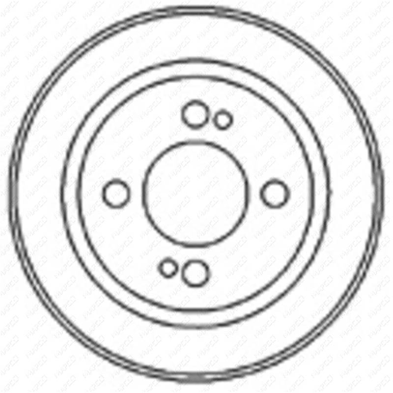 MAPCO 35522 Bremstrommel von Mapco