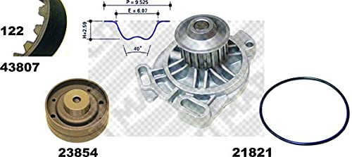 MAPCO 41807 Wasserpumpe und Zahnriemensatz von Mapco