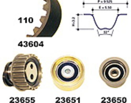 Mapco 23605 Zahnriemensatz von Mapco