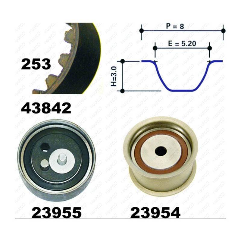 Mapco 23842 Zahnriemensatz von Mapco