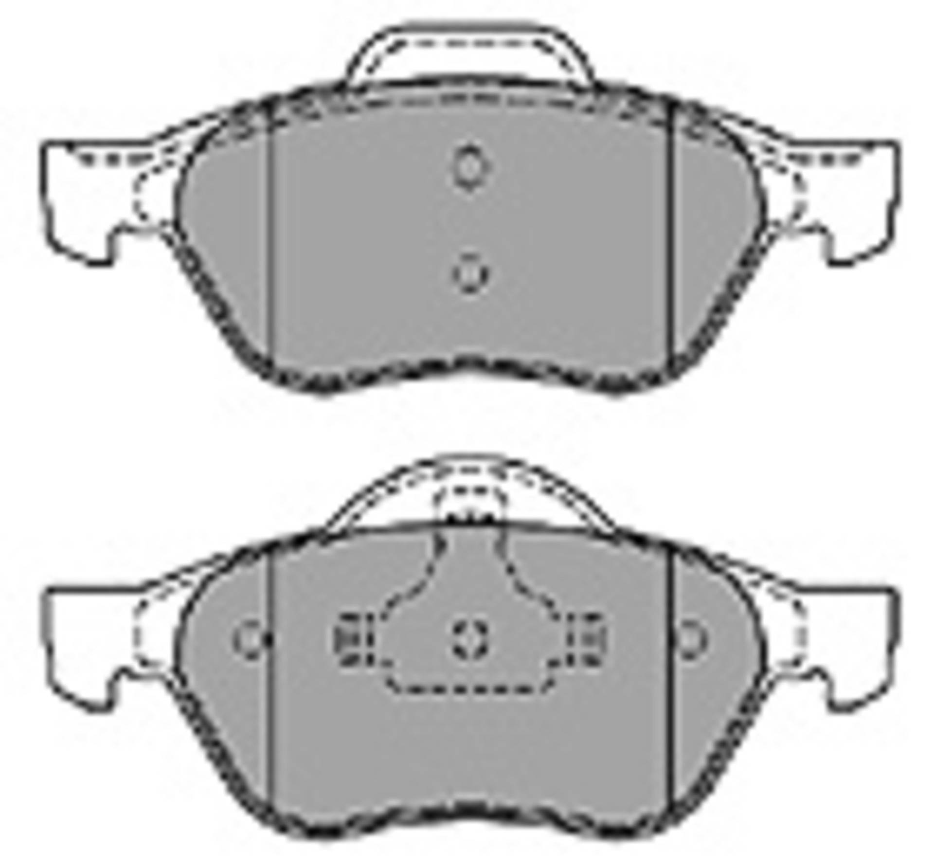 Mapco 6597 Bremsbeläge (4 Stück) von Mapco