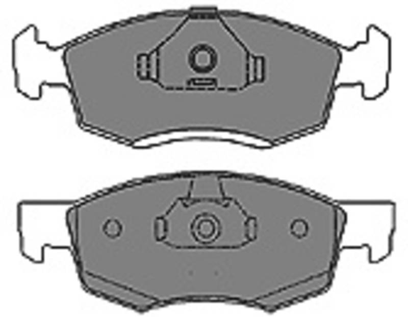 MAPCO 6612 Bremsbeläge, 4 Stück von Mapco