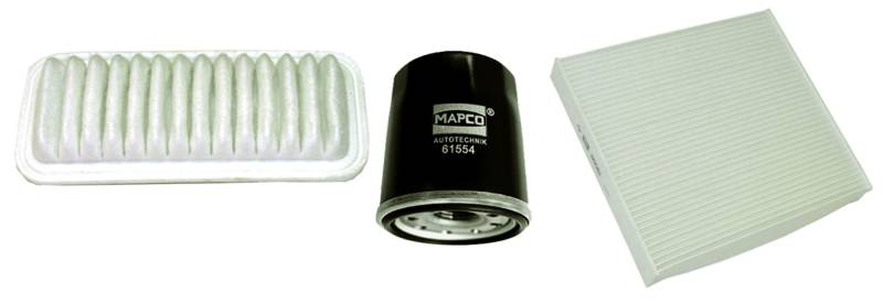 Mapco 68510 Filtersatz Ölfilter Luftfilter Pollenfilter von Mapco