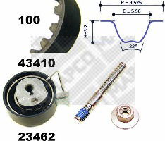 Zahnriemensatz Mapco 23410 von Mapco