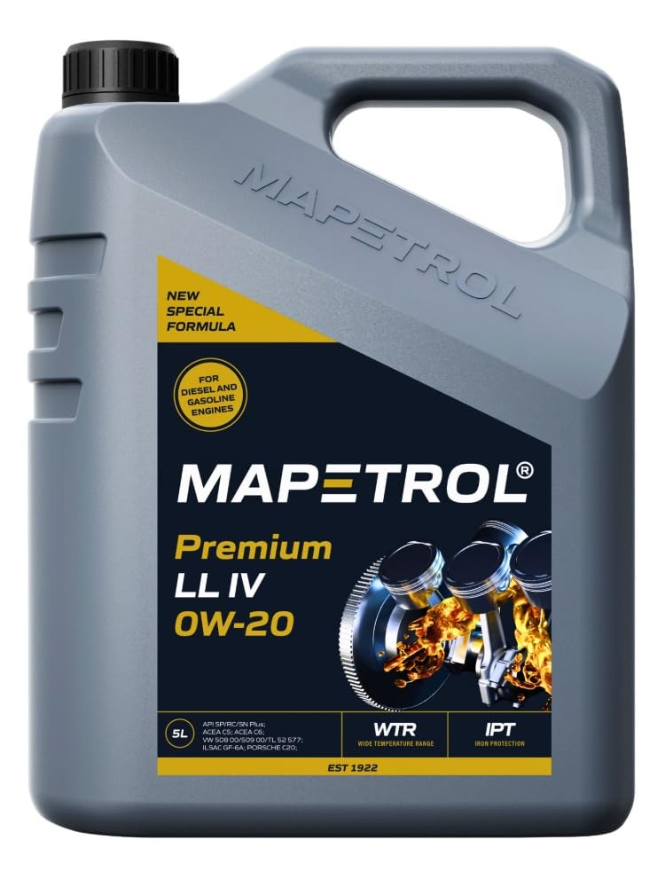 Mapetrol LL IV 0W-20 VW 509 00/508 00 Porsche C20 5 Liter, ebay_MAP0085 von Mapetrol