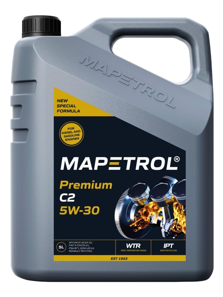 Mapetrol Premium C2 5W-30 5 Liter von Mapetrol