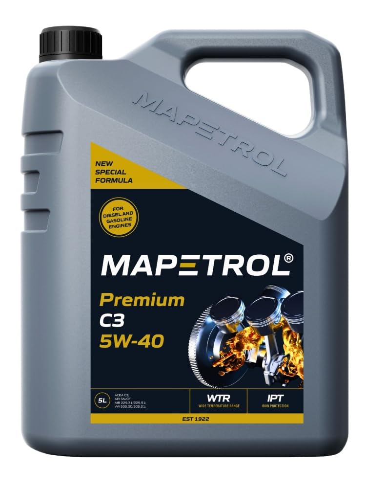 Mapetrol Premium C3 5W-40 5 Liter von Mapetrol