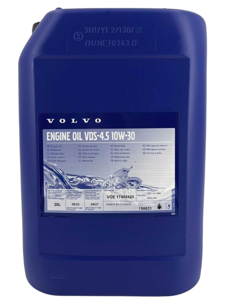 Original Volvo Engine Oil VDS-4.5 10W-30 20 Liter von Mapetrol