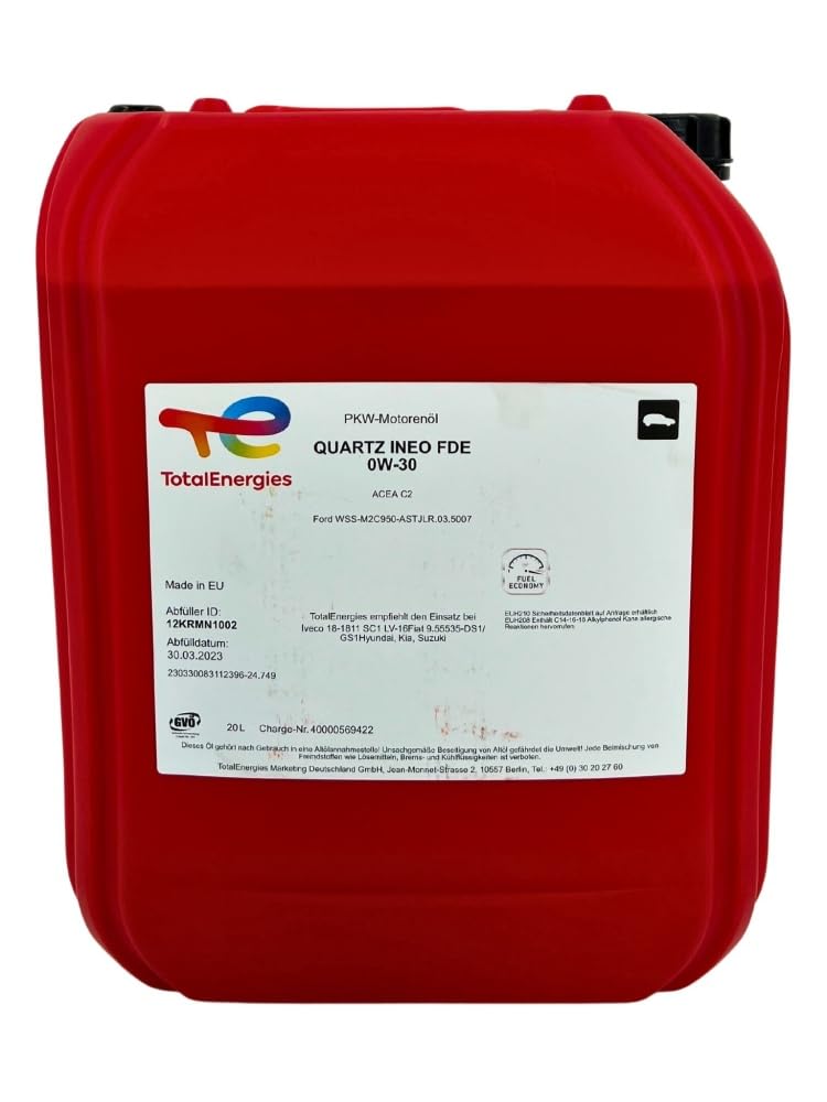 Total Quartz Ineo FDE 0W-30 20 Liter von Mapetrol