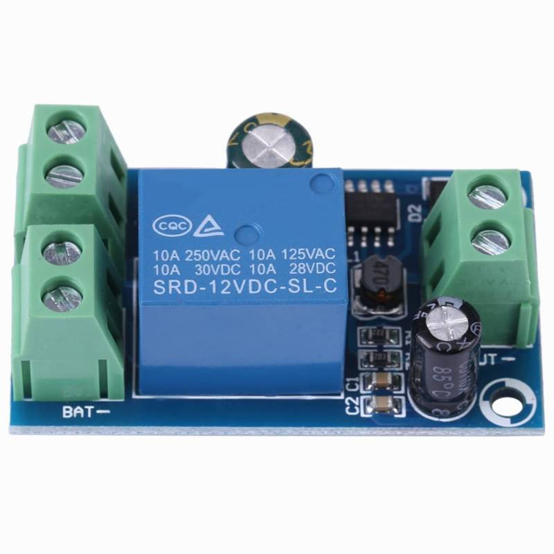 DC-Netzschaltermodul, 12V 24V 36V 48V 10A Batterie Stromquellensteuerung Automatischer Schalter Notbatteriewechsel von Maranon