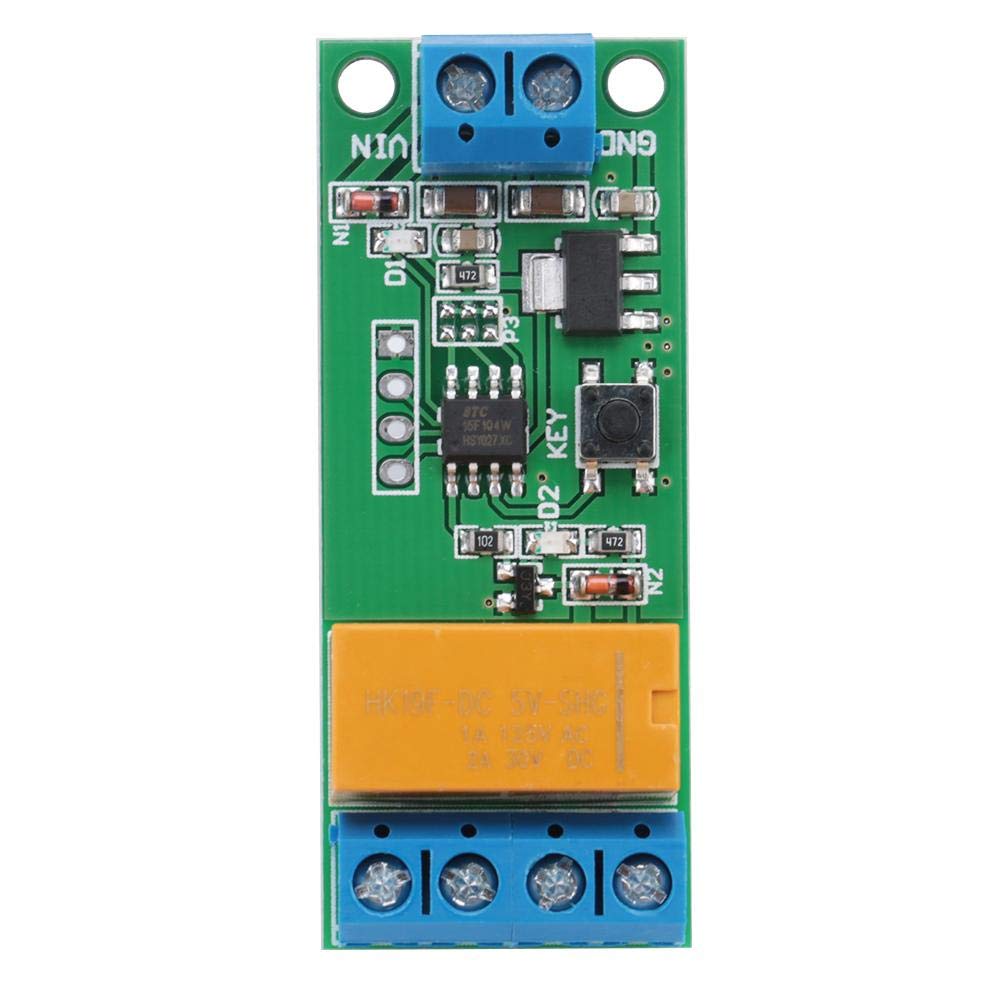 DC 5/6/9 / 12V Motor Verpolungsschutz, Elektronisches Bauteil Modul Relaismodul Zeit einstellbar DPDT Verzögerungsrelais 2A Antriebsstrom von Marhynchus