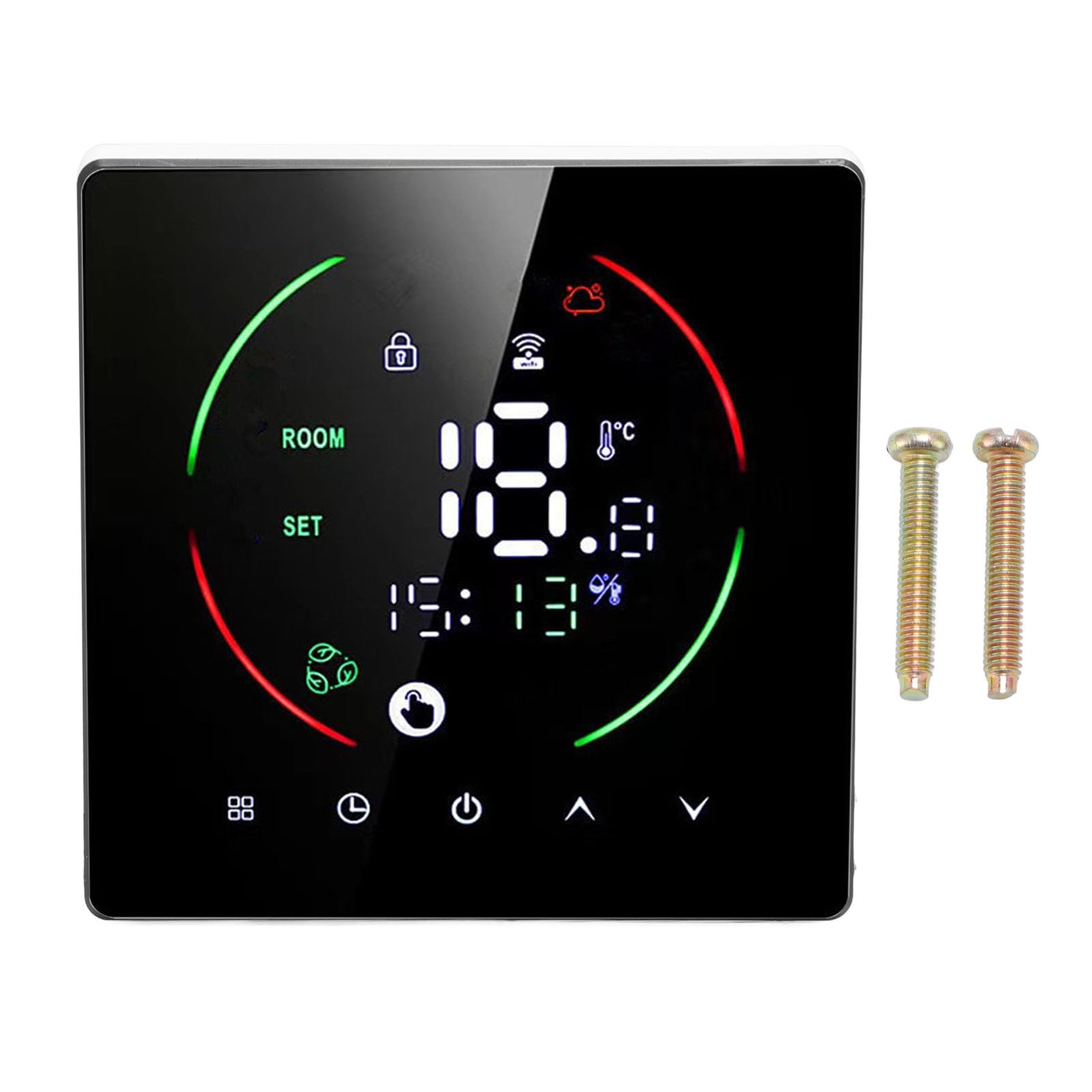 Intelligentes Thermostat, Programmierbarer Digitaler Thermostat, LED-Farb-Touchscreen, Fernbedienung von Marhynchus