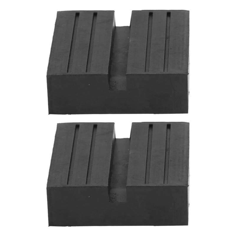 Jack Gummi -Pad Universal Slotted Frame Rail Pad Adapter, Crush Jack Lift -Puck, 2 Stcs für die Wartung des Autos von Marhynchus