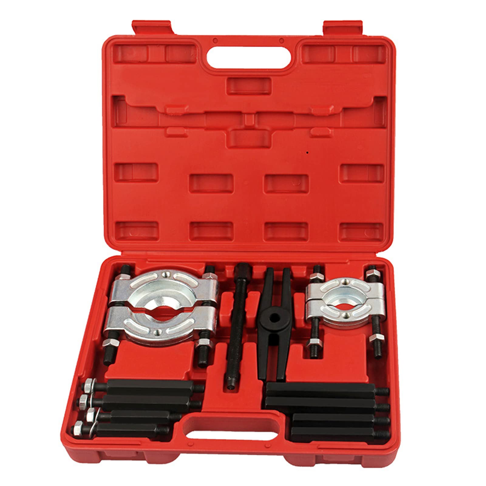 Marhynchus 14 Stück Lager Abscheider Puller Kit, Hoch Leistungs Lager Splitter Entferner für Kfz-Reparatur mit Einstellbarem Durchmesser und Länge, Legiertes Stahl Material, Tragbare (12 PCS) von Marhynchus