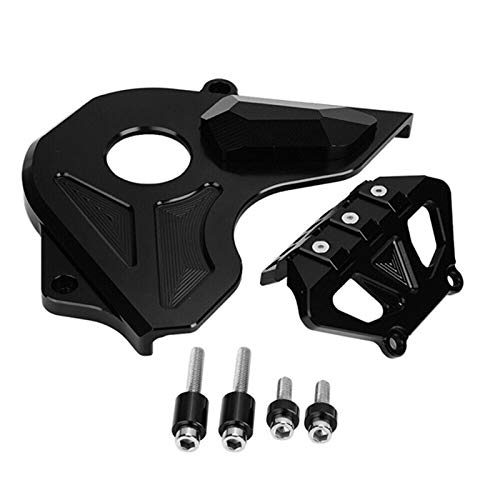 Marran 1 Stück Vorderrad-Kettenabdeckung aus Aluminiumlegierung für CBR650F CB650F CB650R 2014–2020 (schwarz) von Marran