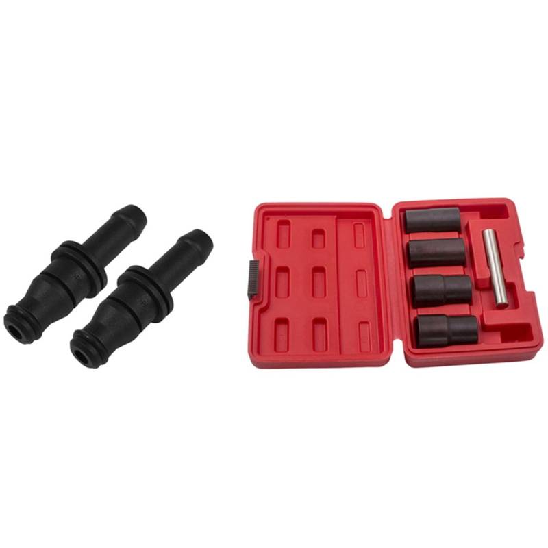 Marran Drehsteckschlüssel-Set, 17 mm, 19 mm, 21, 22 mm, beschädigt, 2 Stück Auto-Ausdehnungsbehälter, Kühlmittelschlauchverbinder für von Marran