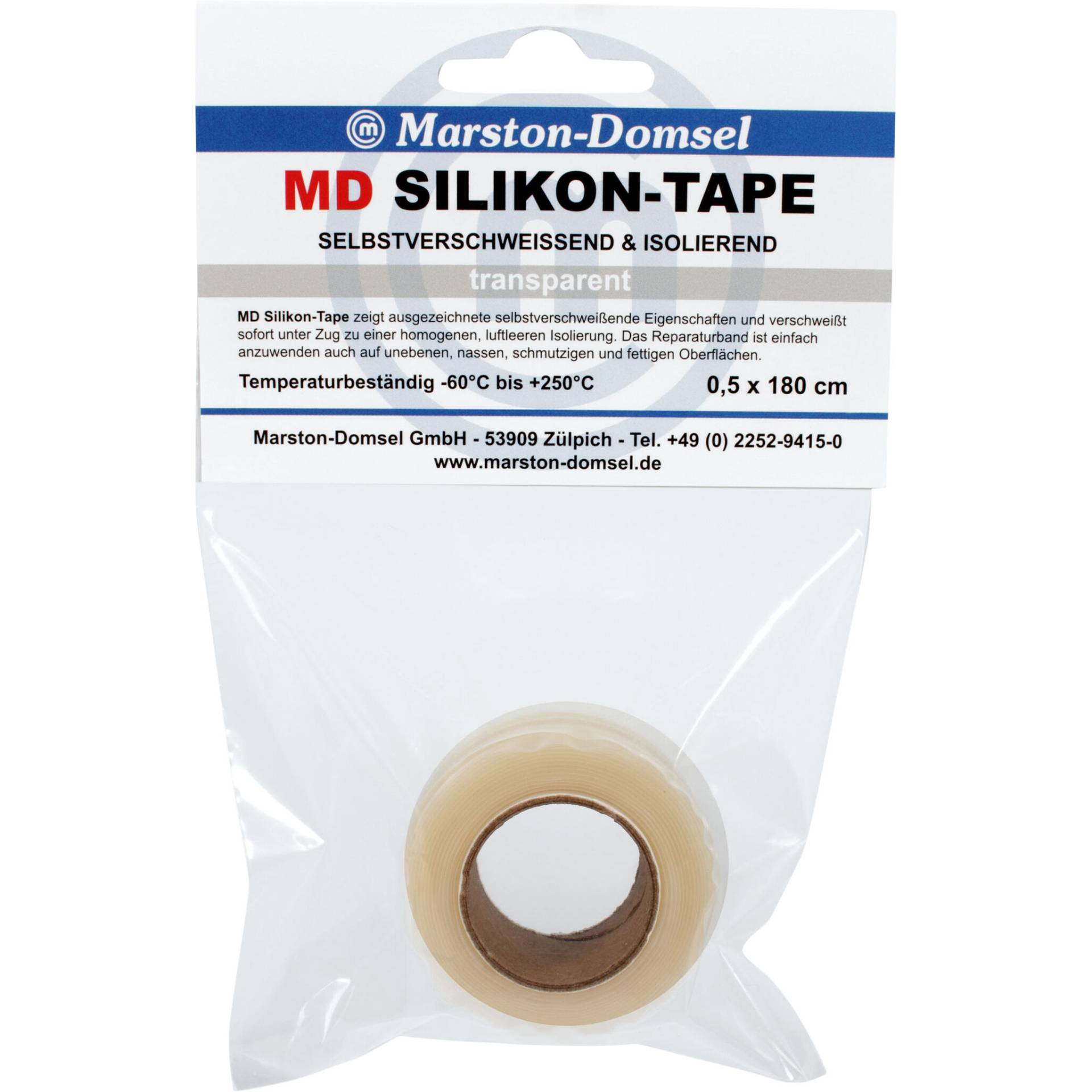 Marston-Domsel Silikon Tape transparent 1,8m von Marston-Domsel