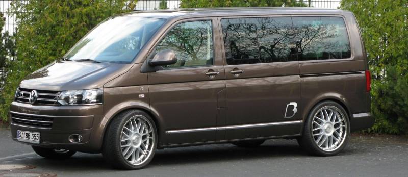 VW TRANSPORTER T5 - CHROM Seitenleisten für Türen von Martig