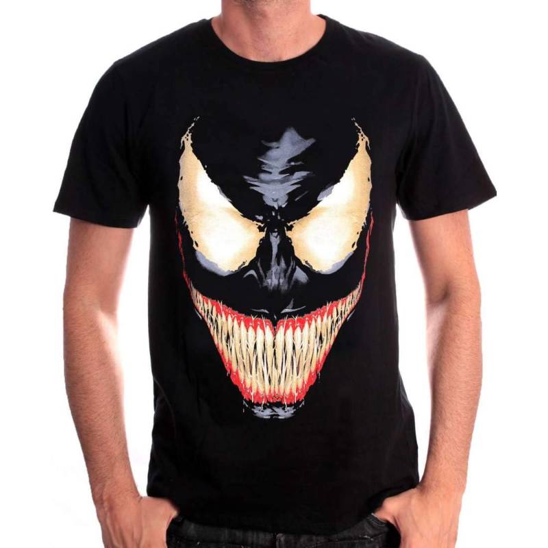 Marvel Venom Smile Black Tshirt S von Marvel