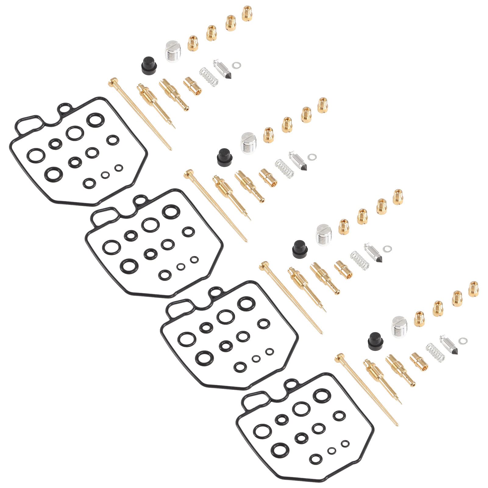 100 Stück Motorrad Vergaser Reparatur REBUILD KIT mit Hauptjets -Nadeldichtung für CB750C CB750K CB750SC 1980-1983 von MasYosh