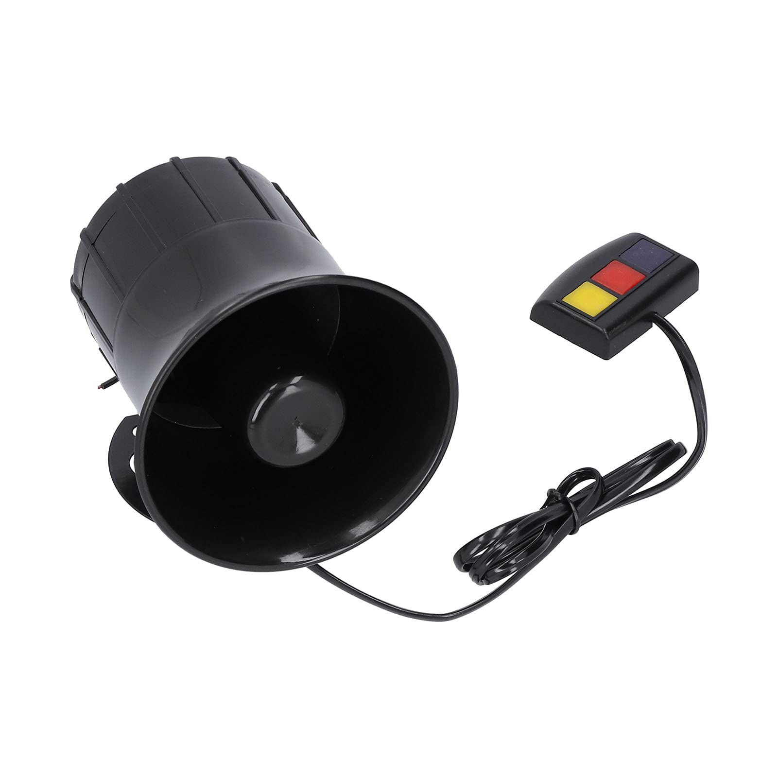 12V 30W 105db Auto Horn 3 Töne Notfall Warnung Alarm Sirene für Auto Motorrad Mopeds von MasYosh