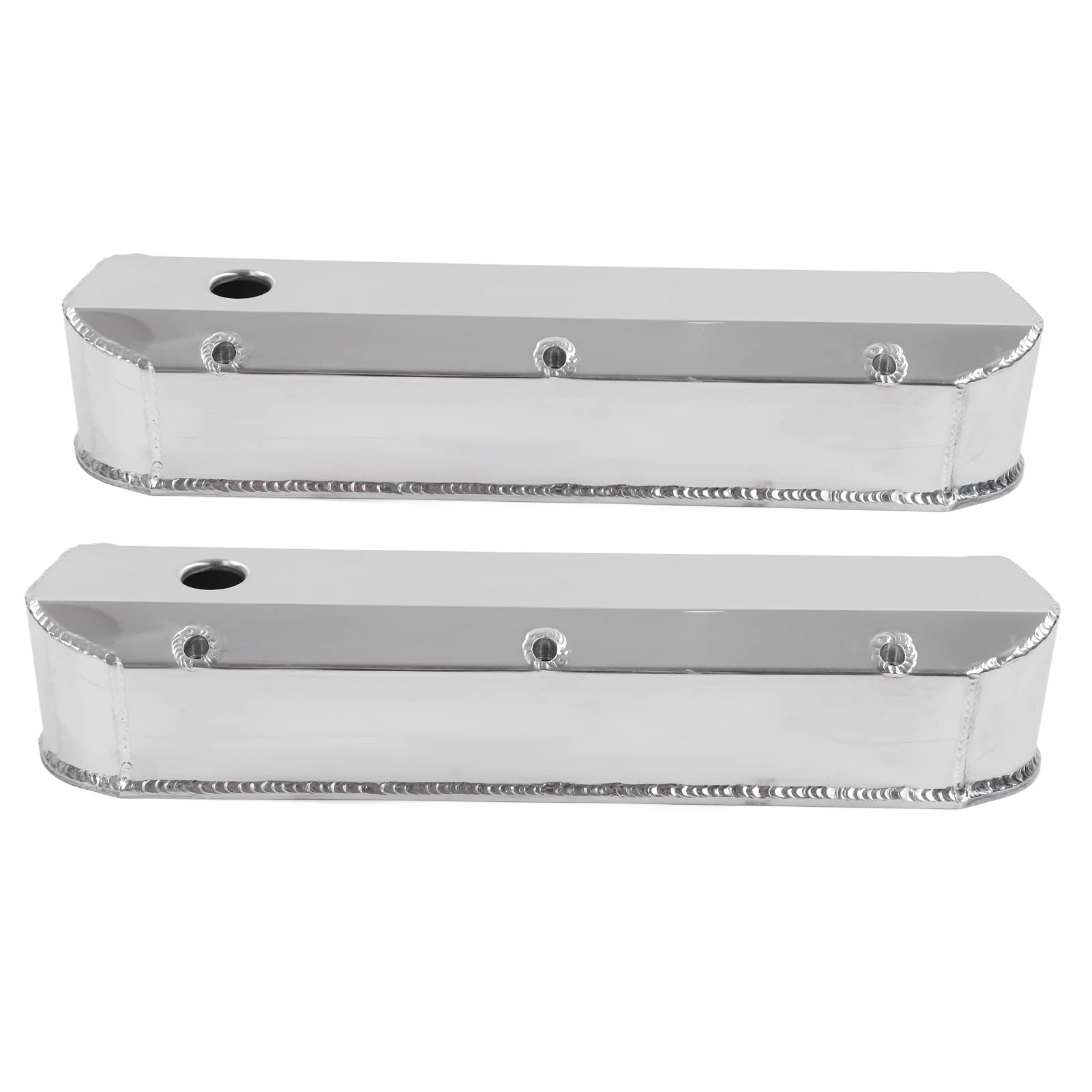 2pcs Hergestelltes Satin -Aluminium -Ventil Deckt Autozubehör Ersatz für Small Block SBF 289 302 351W von MasYosh