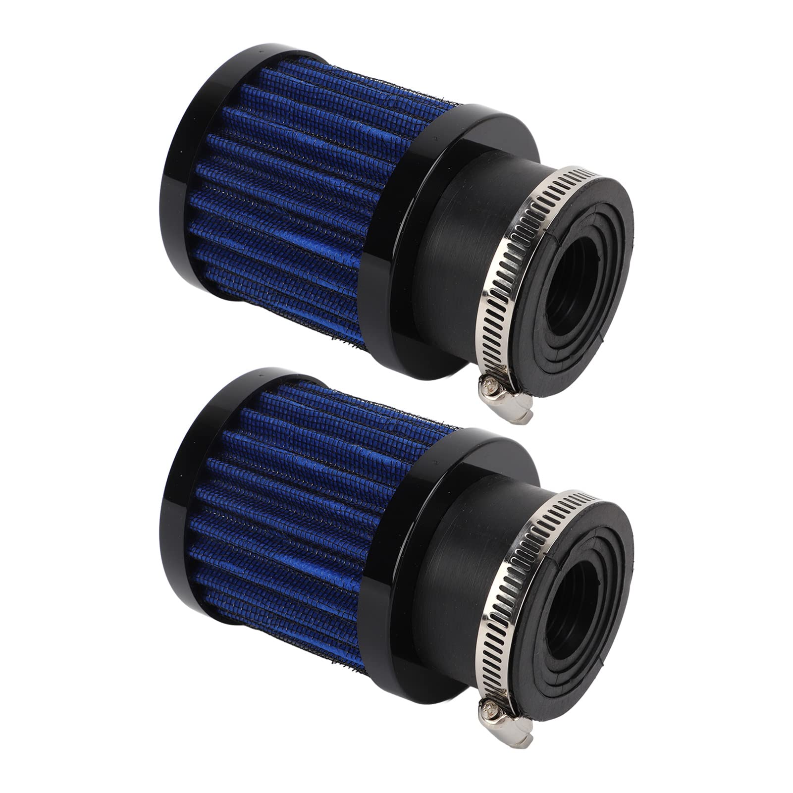 2pcs Luftfilter 28–48 Mm Hoher Filtrationseffizienz Universal für Moped Scooter ATV Dirt Bike (Schwarzblau) von MasYosh