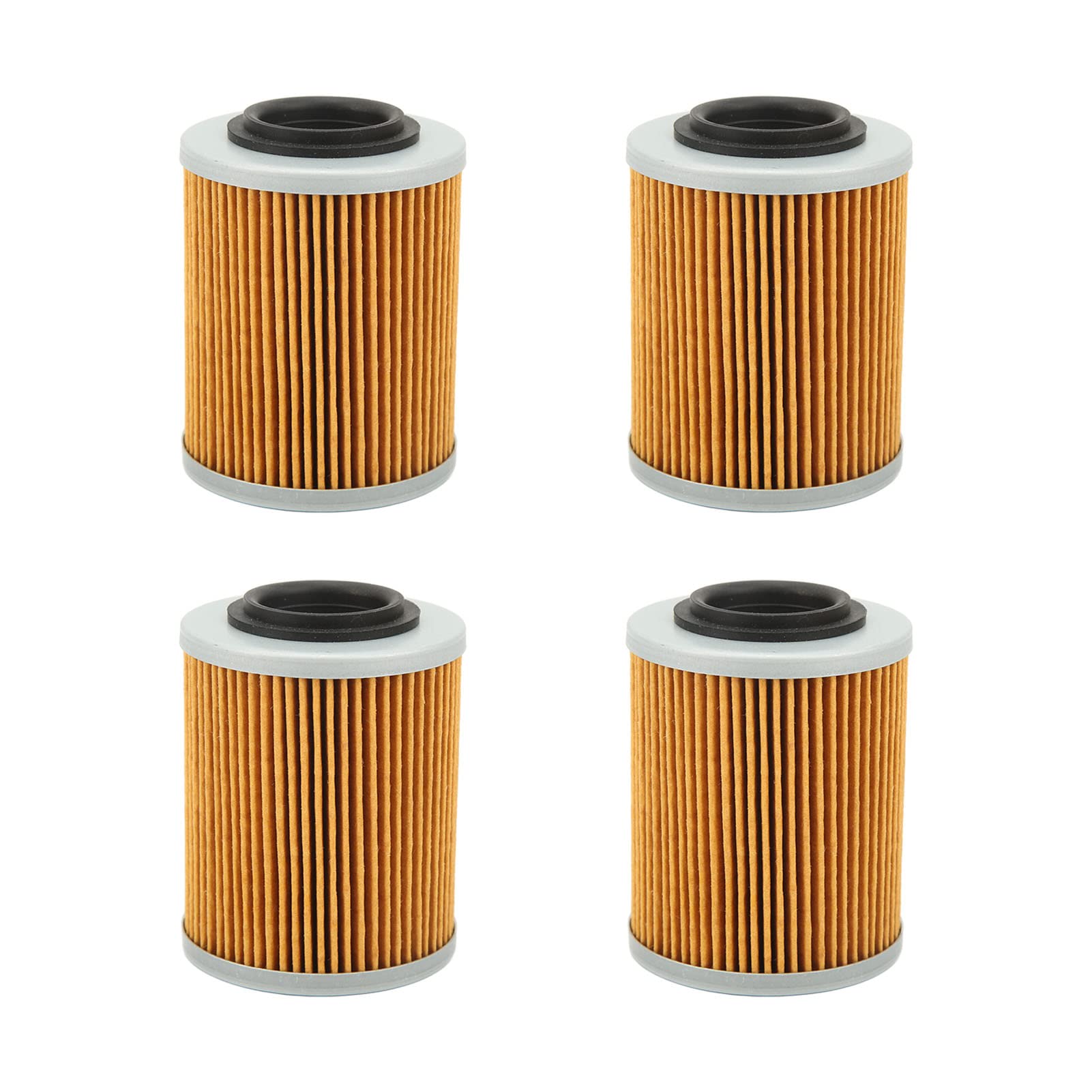 4PCS Ölfilter 420256188 KN152 HF152 Ölfilterersatz für CAN AM 330 400 450 500 2003-2017 von MasYosh