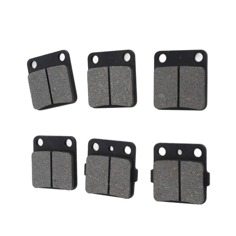 6pcs Bremsbeläge SET 1UY W0046 00 00 Metall Vorne und Hintere Bremsbeläge für Krieger 350 YFM350 1989-2004 von MasYosh