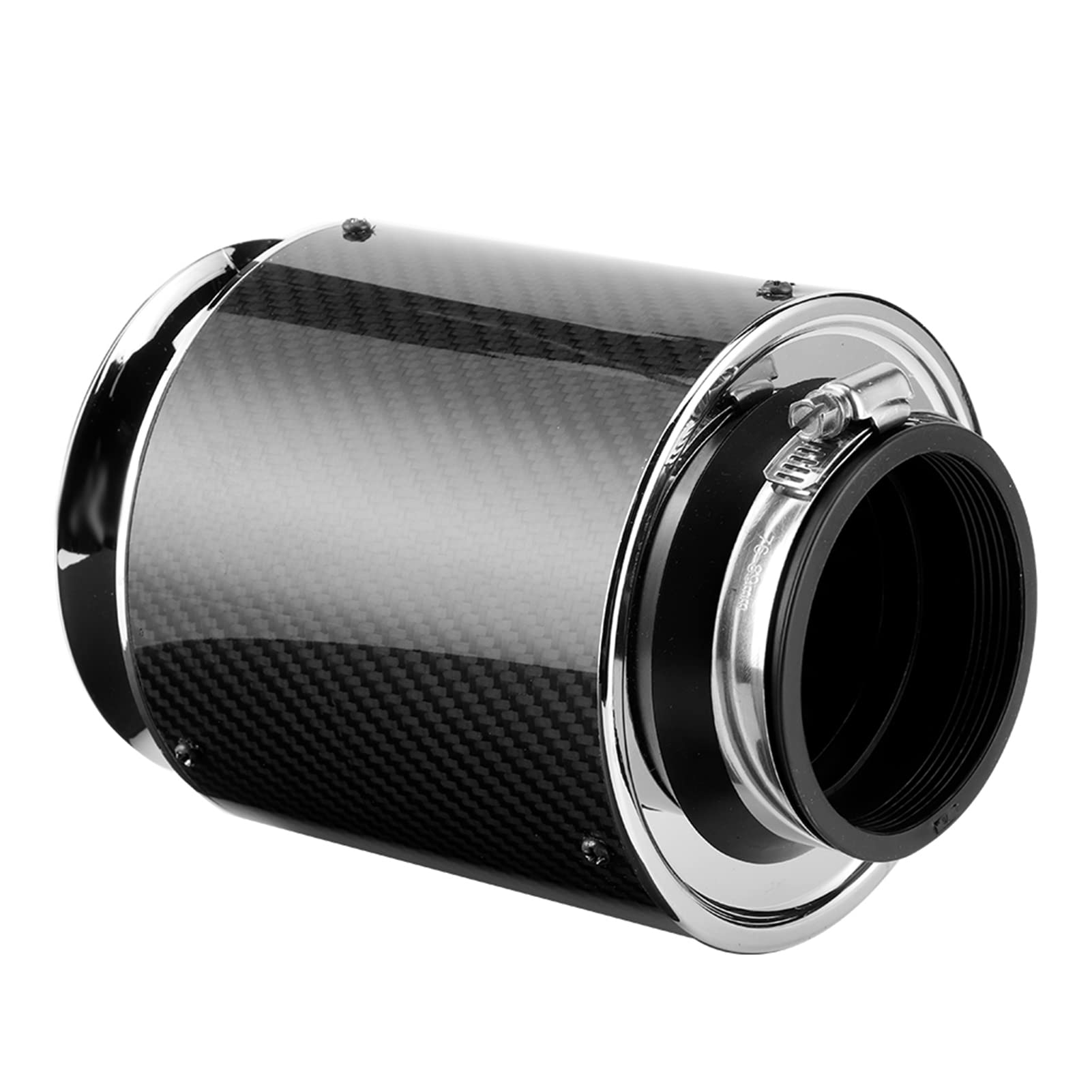 76 Mm / 3in Universal Carbonfaser Textur Auto Car Air Filter Ersatzzubehör (L) von MasYosh