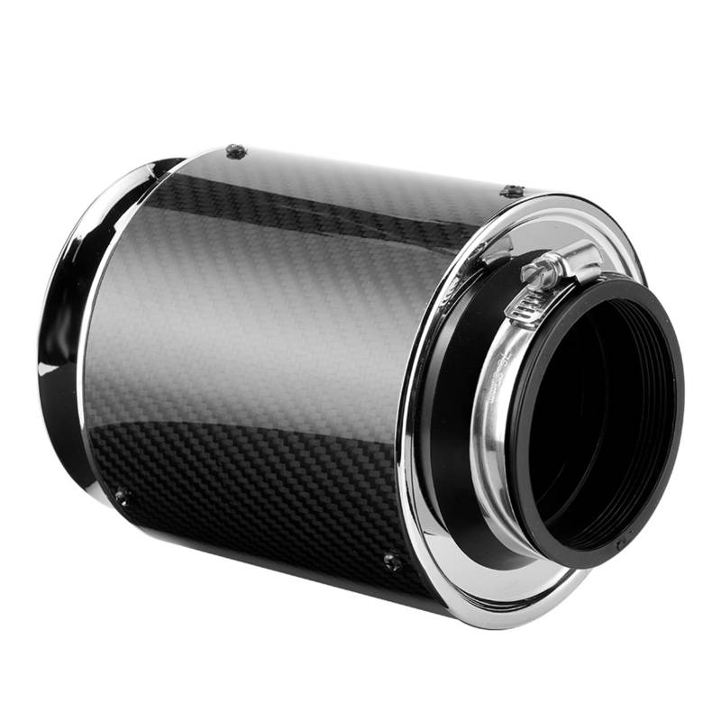 76 Mm / 3in Universal Carbonfaser Textur Auto Car Air Filter Ersatzzubehör (L) von MasYosh