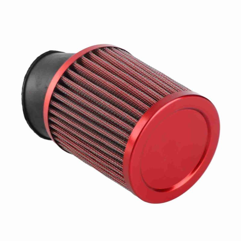 76 Mm Luftfilter Aluminiumlegierung Luftreiniger für CT200U BT200X CT100U MB165 MINI BIKE GO KART (Rot) von MasYosh