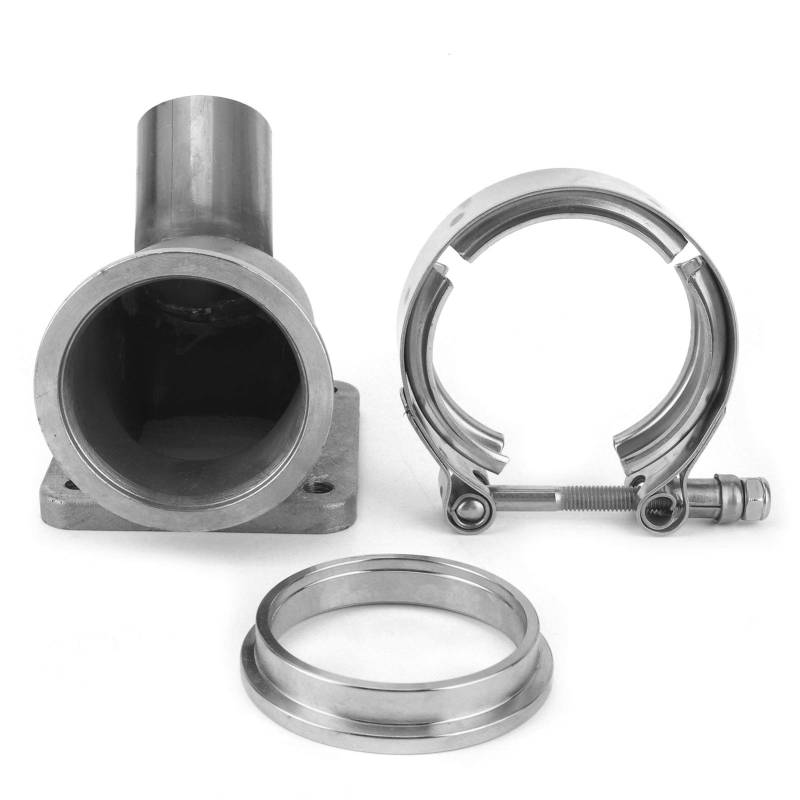 90-Grad-Turbo-Ellbogenadapter 2,5 Zoll V-Band Flansch-Wastegate-Röhrchen für T3/T4 Turbo von MasYosh