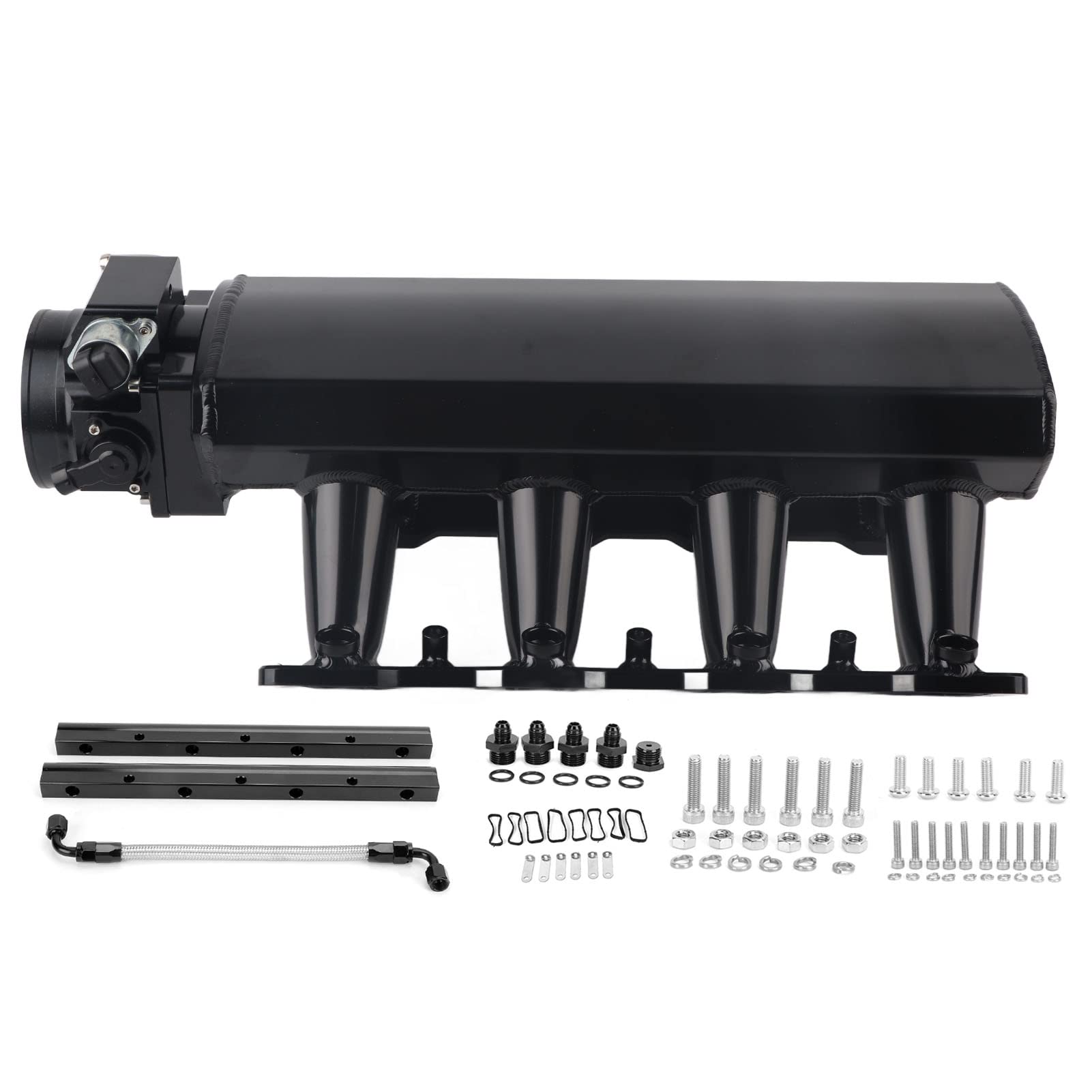 Ansaugkrümmer Aluminium LS1 LS2 LS6 mit Kraftstoff -Sub -Versorgungsrohr 5.3L 6,0 L 5.7L (92 mm Durchmesser) von MasYosh