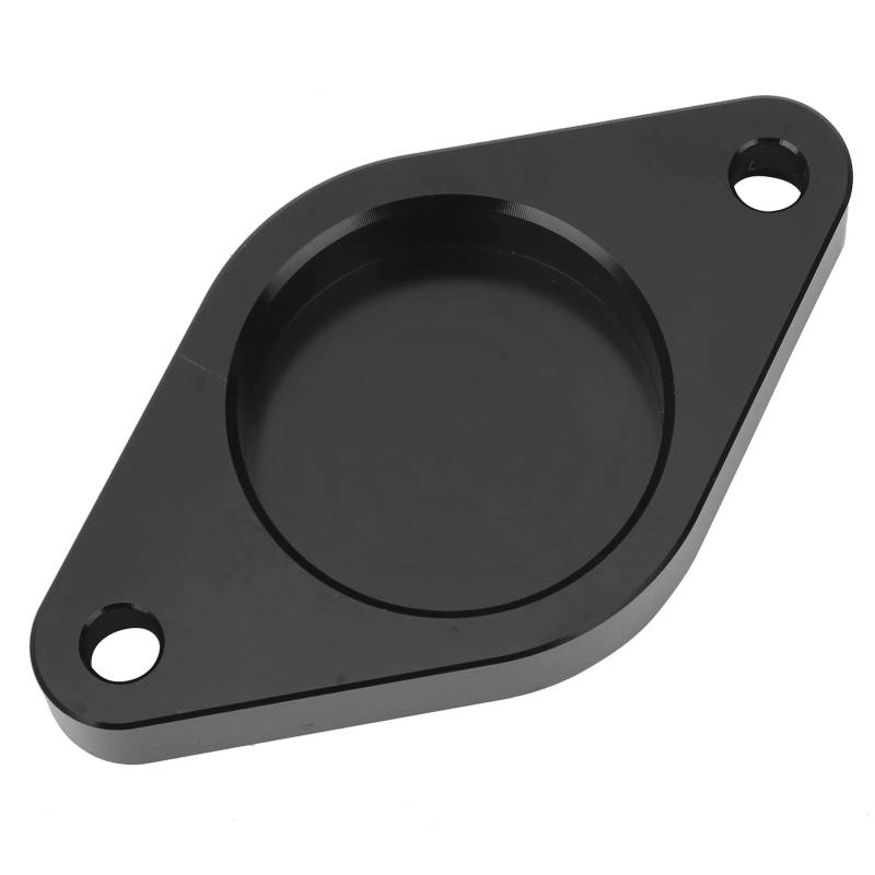 CNC -Aluminium -Turbo Resonator Löschungsplatte Ersatz für Duramax 11-16 (Schwarz) von MasYosh