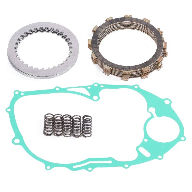 Kupplungs -Platten -Kit, 3B6 -W001G -00-00, Ersatzanpassung für V STAR 650 XVS650 Custom 2011, Aluminiumlegierung + Papiermaterial, Einfach zu Installieren, Originalstandard von MasYosh