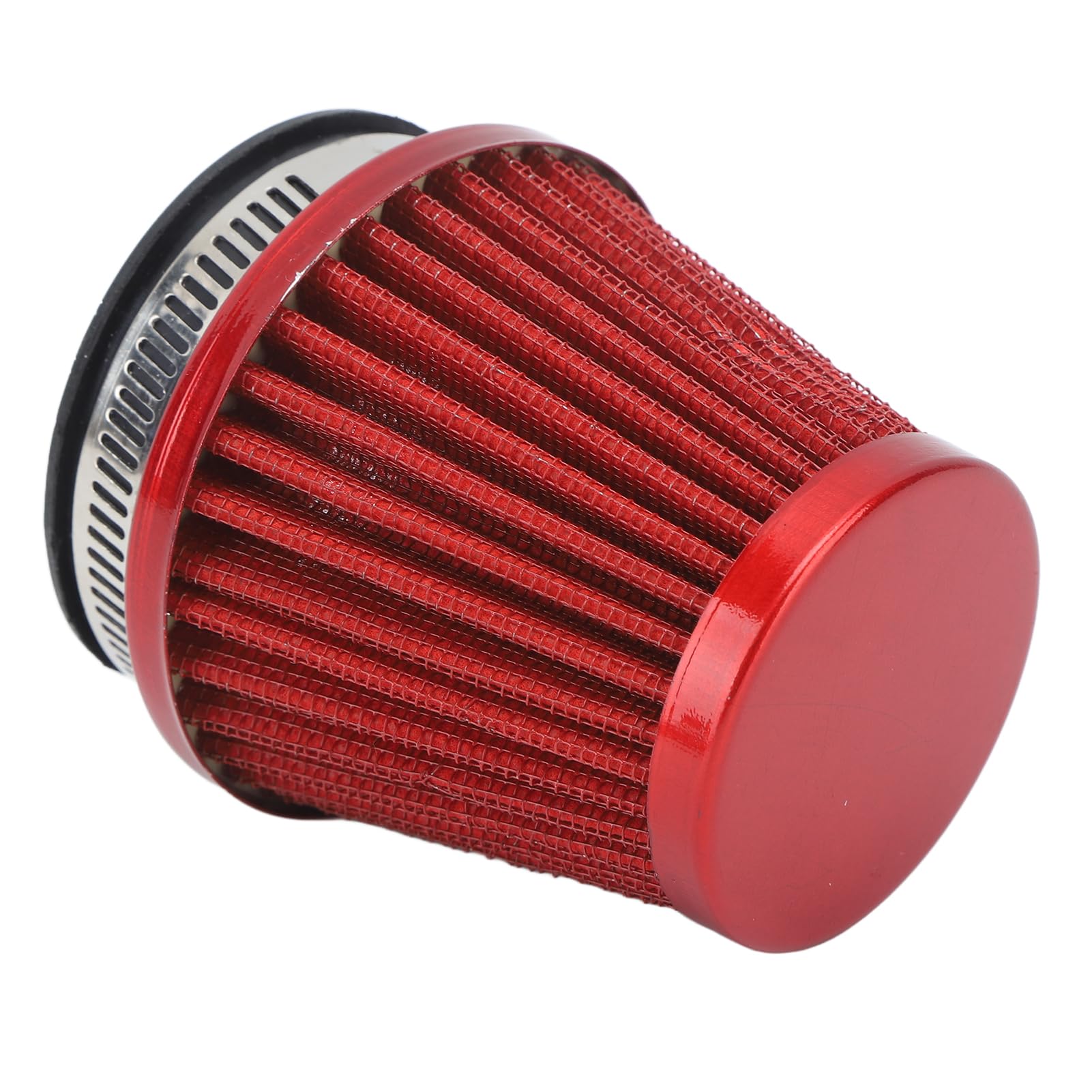 Luftfilter Universal 50 Mm Schwerer Luftinduktionsfilter für Off -Straße Motorrad ATV Quad Dirt Pit Bike (Rot) von MasYosh