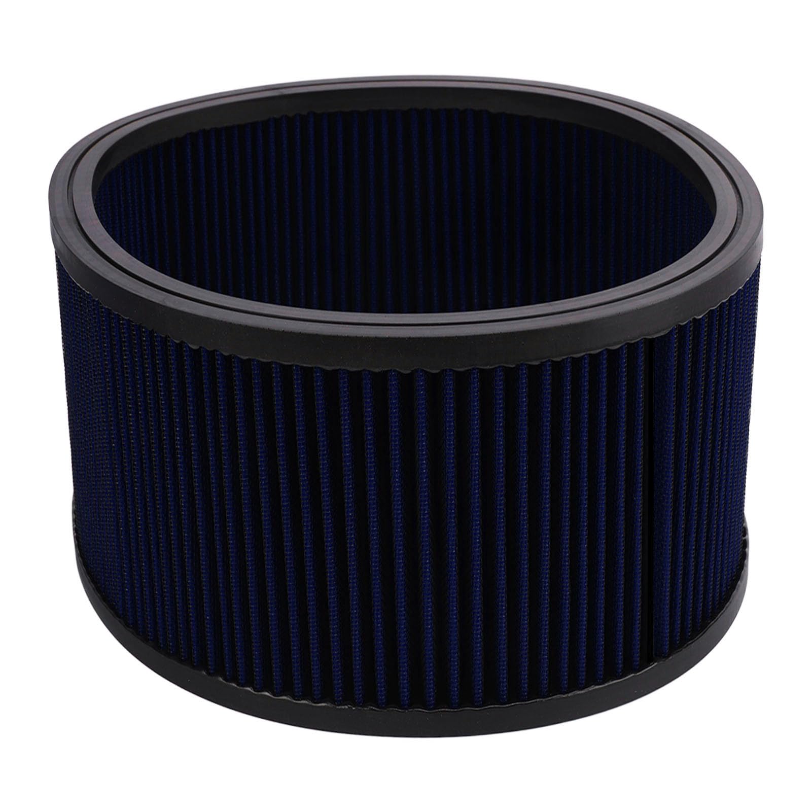 Runder Waschbarer Luftfilter Waschbarer Wiederverwendbares Hochstromluftreiniger -Filter für 14 X 5 in (Blau) von MasYosh