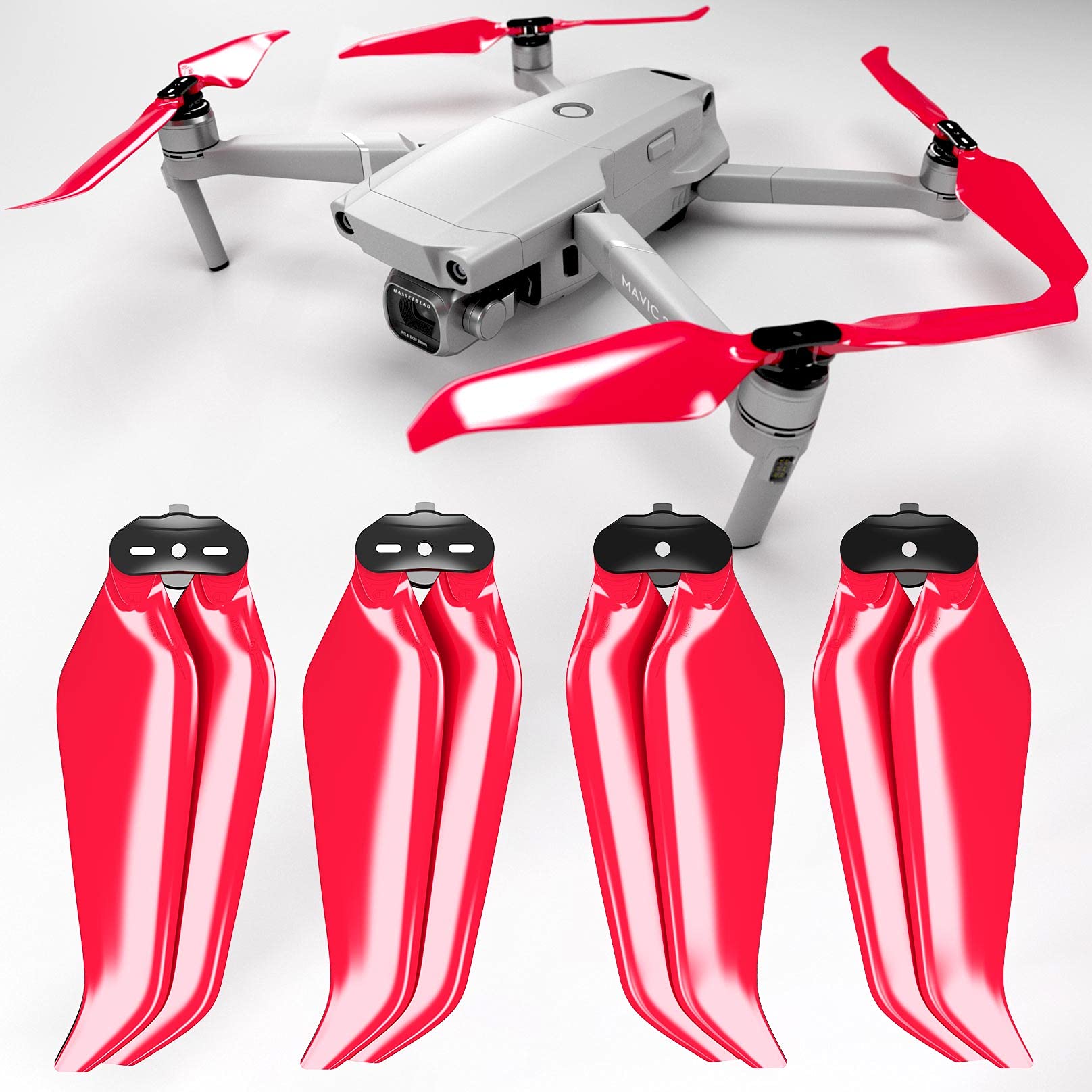 Master Airscrew Endure Propeller kompatibel mit DJI Mavic 2 - Rot, 4 Stück von Master Airscrew