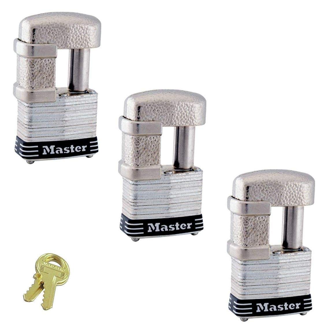 Master Lock - (3) Keyed Alike Trailer & Multi Purpose Padlocks, 37KA-3 von Master Lock