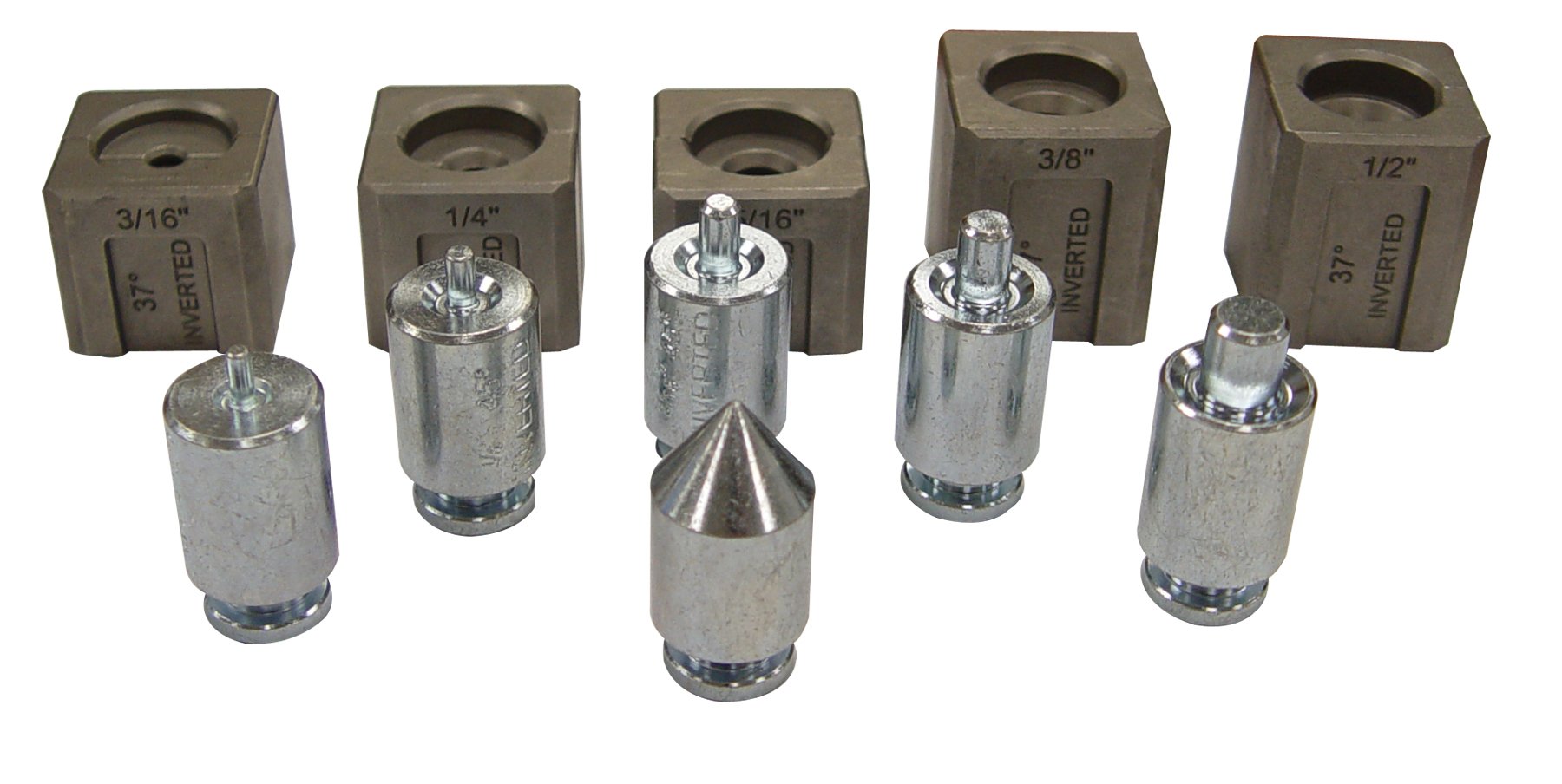 Mastercool (71098 Silber 37 Grad Hydraulisches Bördelgerät Adapter Set von Mastercool