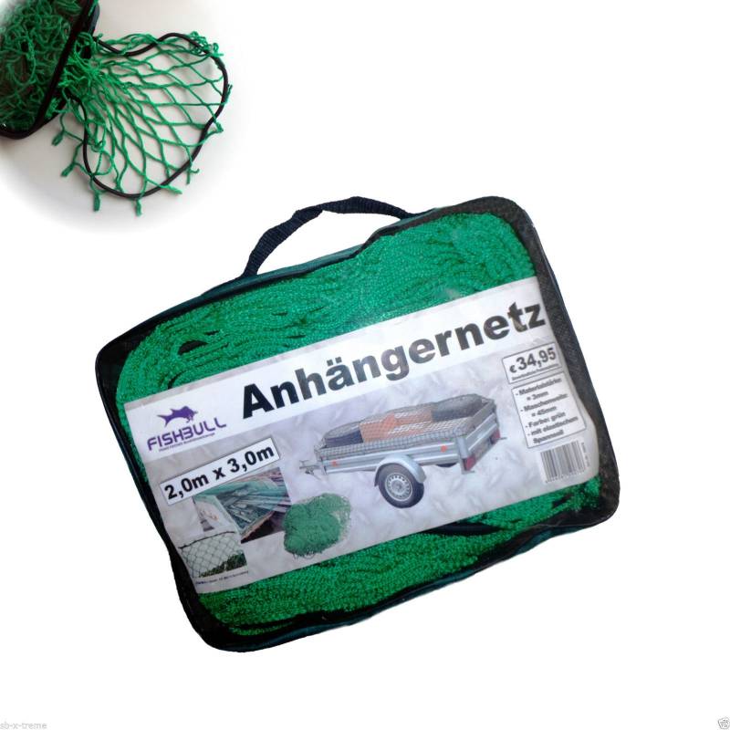 Masterproof Professional Tools Anhängernetz 2 x 3 m Transportnetz dehnbar Transportnetz Ladungssicherungsnetz von Masterproof Professional Tools