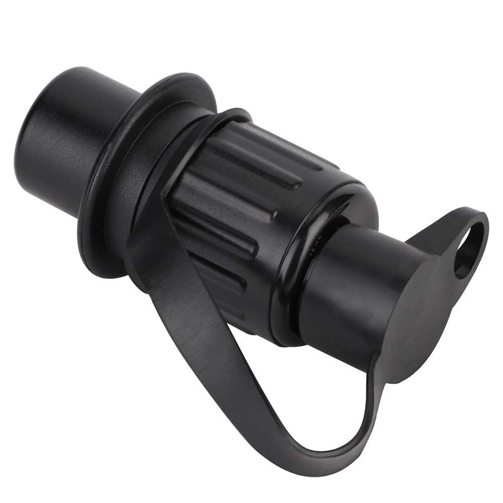 Autoanhänger -Stecker Black Plastik 3 Pin Anhänger Stecker -Adapter Kompatibler Anhänger Kompatibel von Masyrt