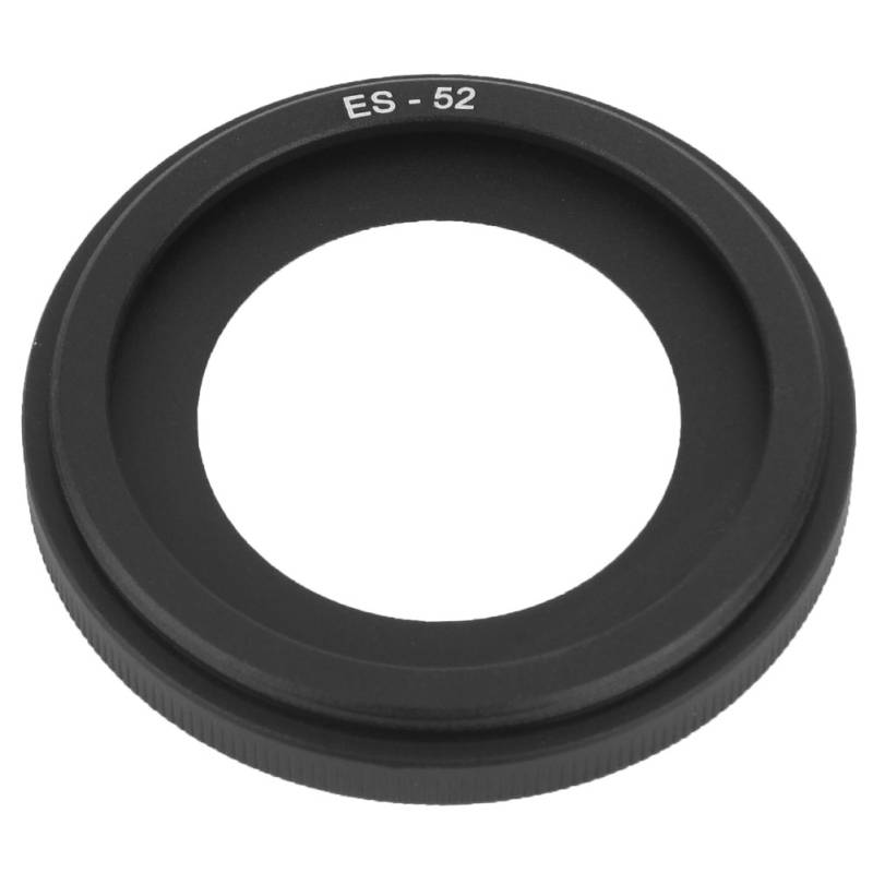 Gegenlichtblende EF 40 mm Gegenlichtblende 8×8×2 ES-52 Gegenlichtblende aus Aluminiumlegierung Ersatz für EF S 24mm F 2,8 von Masyrt